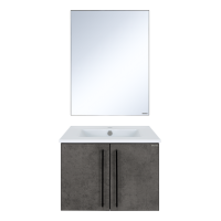 ROCK - 60 Тумба прямая подвесная темно-серый (Чикаго) ЛДСП О