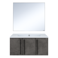 ROCK - 90 Тумба прямая подвесная темно-серый (Чикаго) ЛДСП