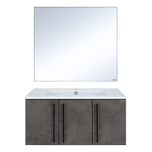 ROCK - 90 Тумба прямая подвесная темно-серый (Чикаго) ЛДСП