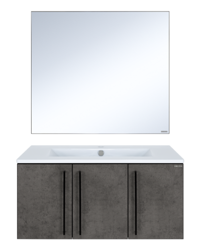 ROCK - 90 Тумба прямая подвесная темно-серый (Чикаго) ЛДСП