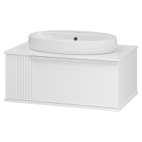 SAVOY - 80 Тумба подвесная с 1 ящ. белый