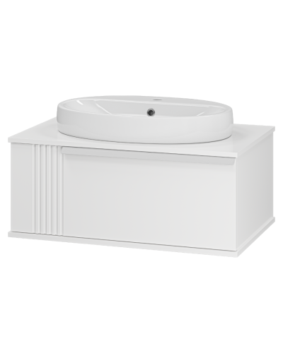 SAVOY - 80 Тумба подвесная с 1 ящ. белый