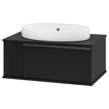 SAVOY - 80 Тумба подвесная с 1 ящ. черный