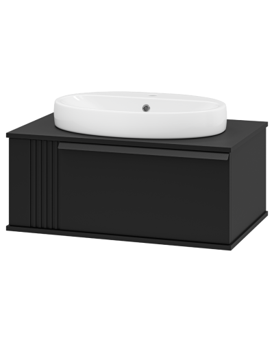 SAVOY - 80 Тумба подвесная с 1 ящ. черный