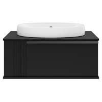 SAVOY - 80 Тумба подвесная с 1 ящ. черный