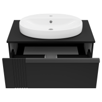 SAVOY - 80 Тумба подвесная с 1 ящ. черный