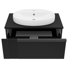 SAVOY - 80 Тумба подвесная с 1 ящ. черный