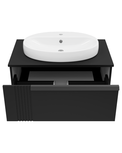 SAVOY - 80 Тумба подвесная с 1 ящ. черный