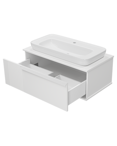 SAVOY - 90 Тумба подвесная с 1 ящ. белый