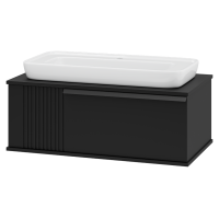 SAVOY - 90 Тумба подвесная с 1 ящ. черный