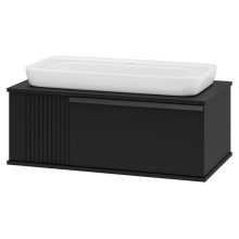 SAVOY - 90 Тумба подвесная с 1 ящ. черный