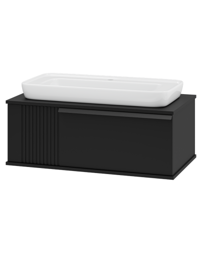 SAVOY - 90 Тумба подвесная с 1 ящ. черный