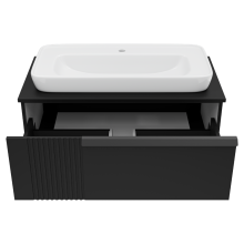 SAVOY - 90 Тумба подвесная с 1 ящ. черный