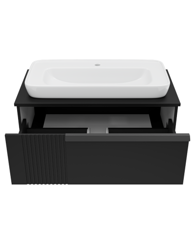 SAVOY - 90 Тумба подвесная с 1 ящ. черный