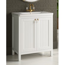 Адель - 60 Тумба прямая белая эмаль