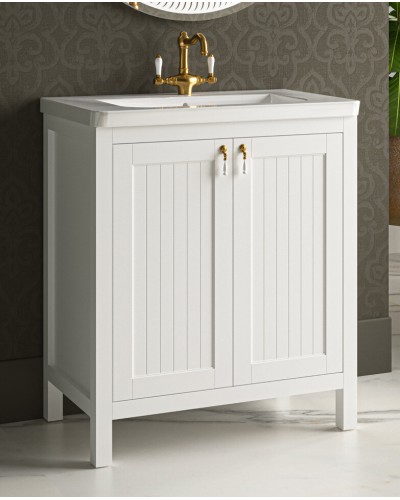 Адель - 70 Тумба прямая белая эмаль