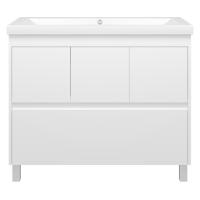 Алиса -100 тумба 1 ящ. напольная белая эмаль