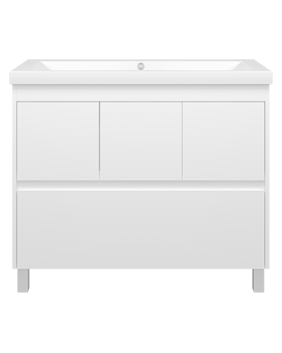 Алиса -100 тумба 1 ящ. напольная белая эмаль