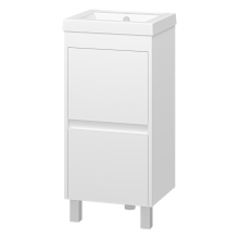 Алиса - 40 тумба 1 ящ. напольная белая эмаль