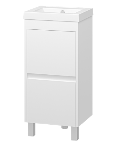 Алиса - 40 тумба 1 ящ. напольная белая эмаль