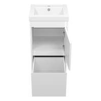 Алиса - 40 тумба 1 ящ. напольная белая эмаль