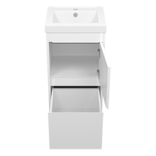 Алиса - 40 тумба 1 ящ. напольная белая эмаль