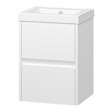 Алиса - 40 тумба 2 ящ. подвесная белая эмаль