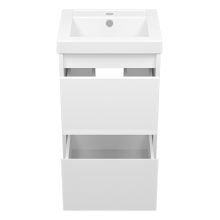 Алиса - 40 тумба 2 ящ. подвесная белая эмаль