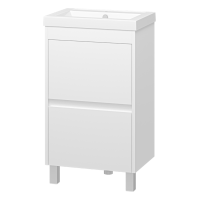 Алиса - 50 тумба 1 ящ. напольная белая эмаль