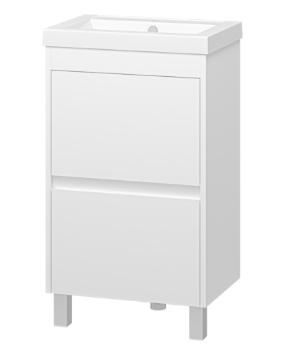 Алиса - 50 тумба 1 ящ. напольная белая эмаль