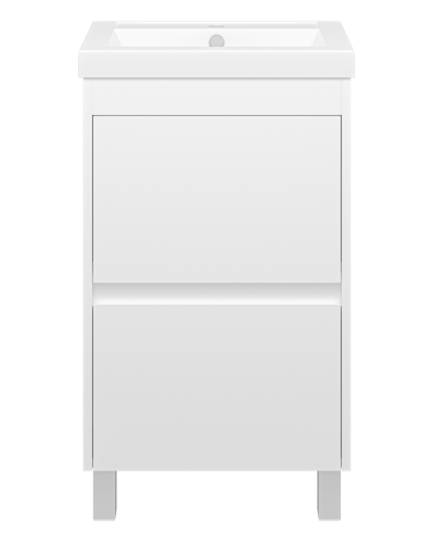 Алиса - 50 тумба 1 ящ. напольная белая эмаль