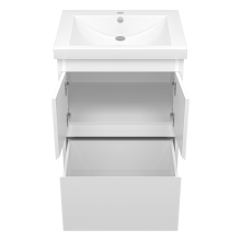 Алиса - 58 тумба 1 ящ. напольная белая эмаль