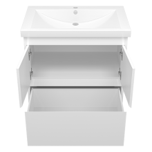 Алиса - 75 тумба 1 ящ. напольная белая эмаль