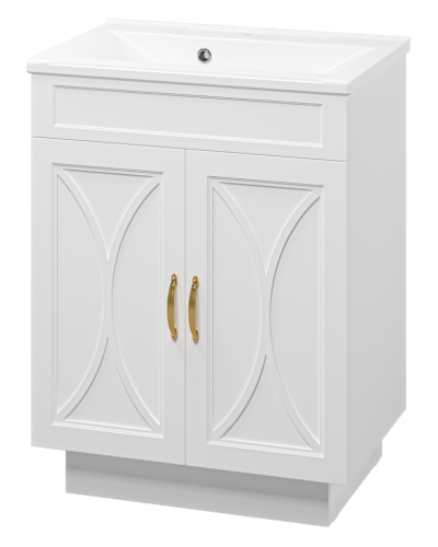 Амбра - 65 тумба прямая белая