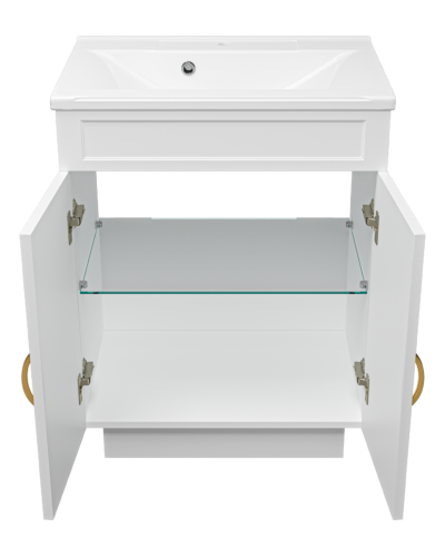 Амбра - 65 тумба прямая белая