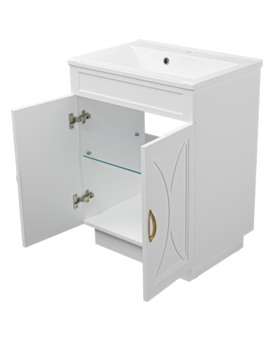 Амбра - 65 тумба прямая белая