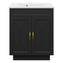 Амбра - 70 тумба прямая черная матовая