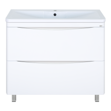 Атлантик -100 Тумба напольная  с 2 ящ. закруг. края