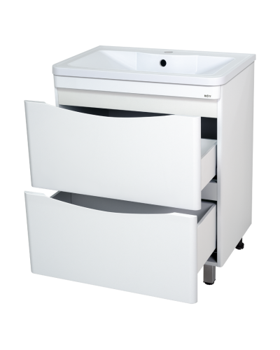 Атлантик -100 Тумба напольная  с 2 ящ. закруг. края