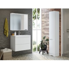 Атлантик -100 Тумба подвесная с 2 ящ. закруг. края