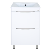 Атлантик - 60 Тумба напольная  с 2 ящ. закруг. края