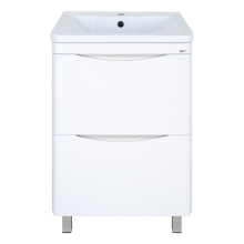 Атлантик - 60 Тумба напольная  с 2 ящ. закруг. края