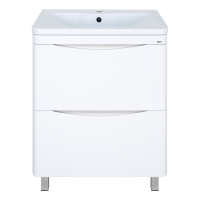 Атлантик - 70 Тумба напольная  с 2 ящ. закруг. края