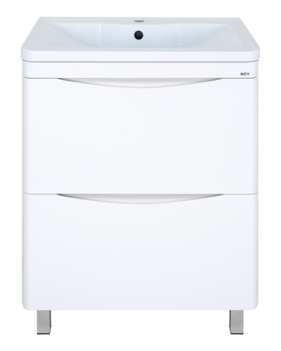 Атлантик - 70 Тумба напольная  с 2 ящ. закруг. края