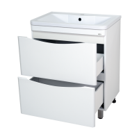 Атлантик - 70 Тумба напольная  с 2 ящ. закруг. края