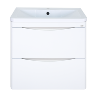 Атлантик - 70 Тумба подвесная с 2 ящ. закруг. края