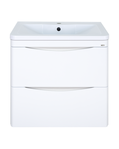 Атлантик - 70 Тумба подвесная с 2 ящ. закруг. края