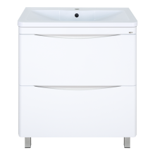 Атлантик - 80 Тумба напольная  с 2 ящ. закруг. края