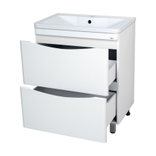 Атлантик - 80 Тумба напольная  с 2 ящ. закруг. края