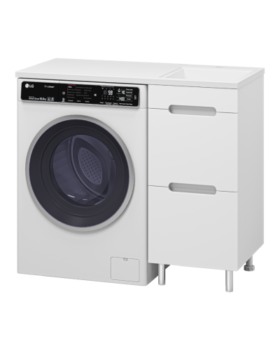 Байкал - 40 Тумба под стиральную машину 2 ящ .ПВХ (аналог Фостера)